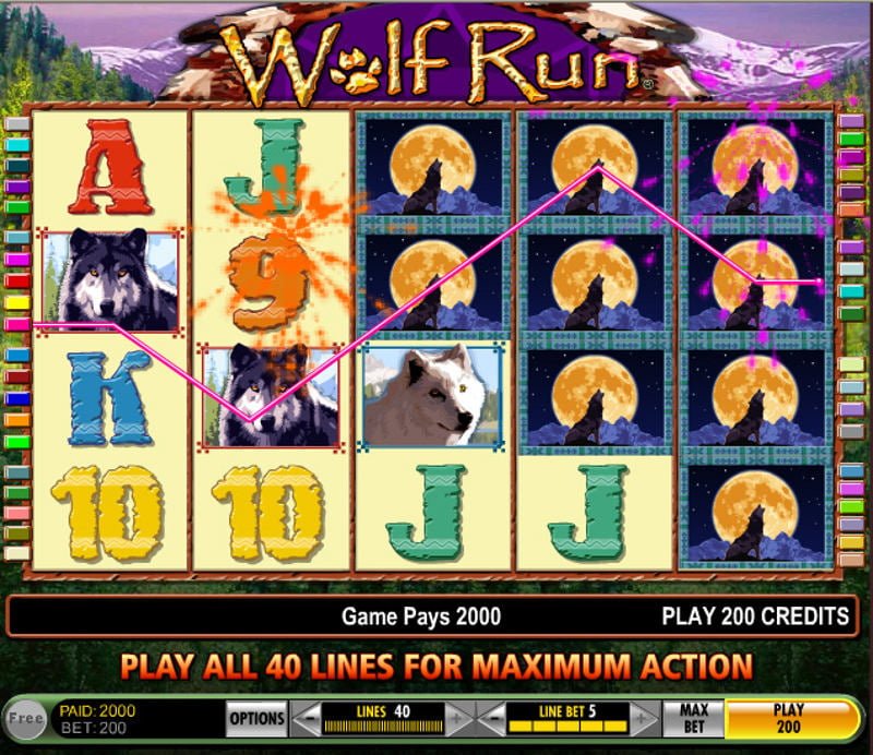 Wolf Run Casino Game